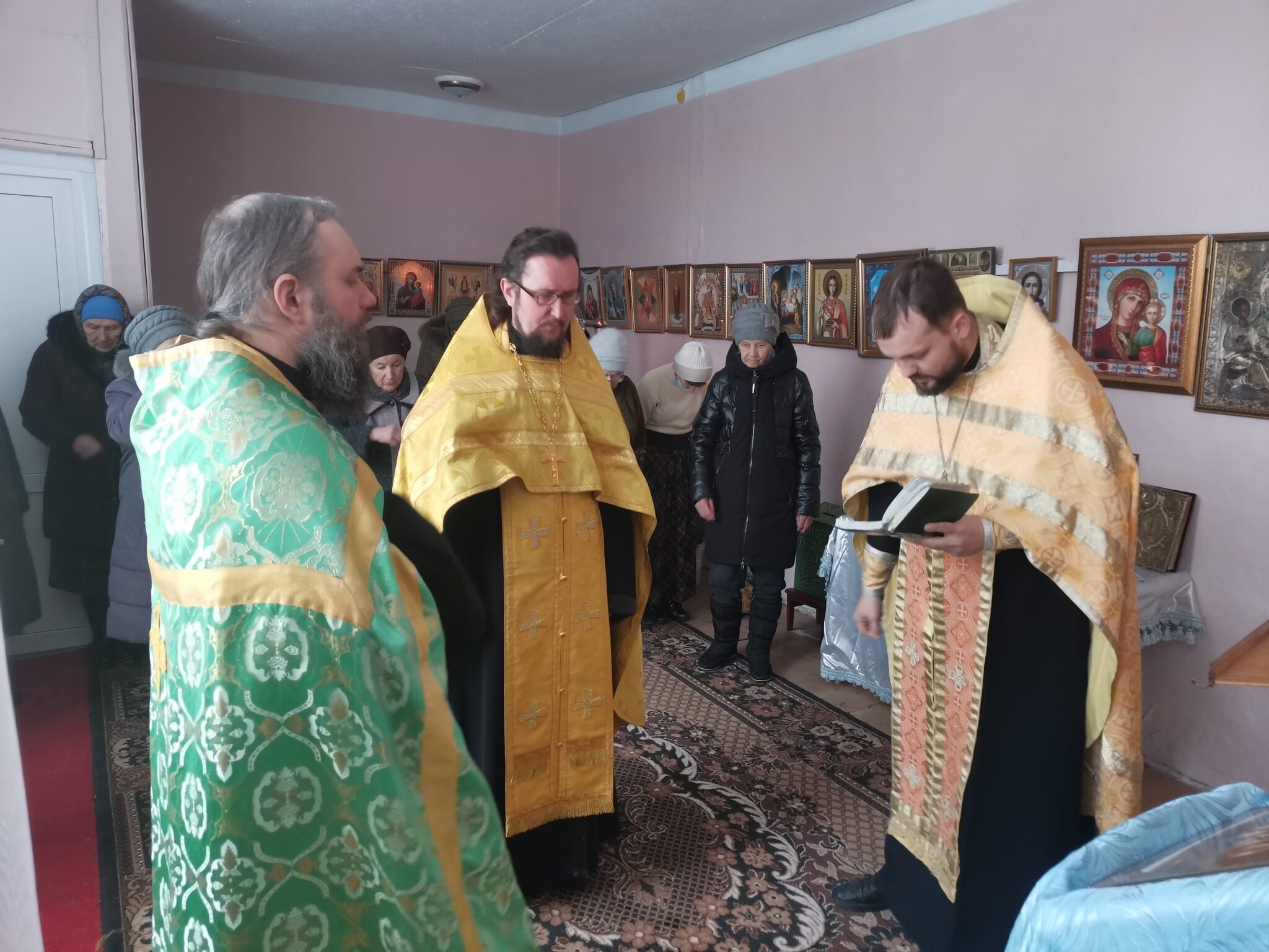 Представление нового настоятеля в селе Рыбное